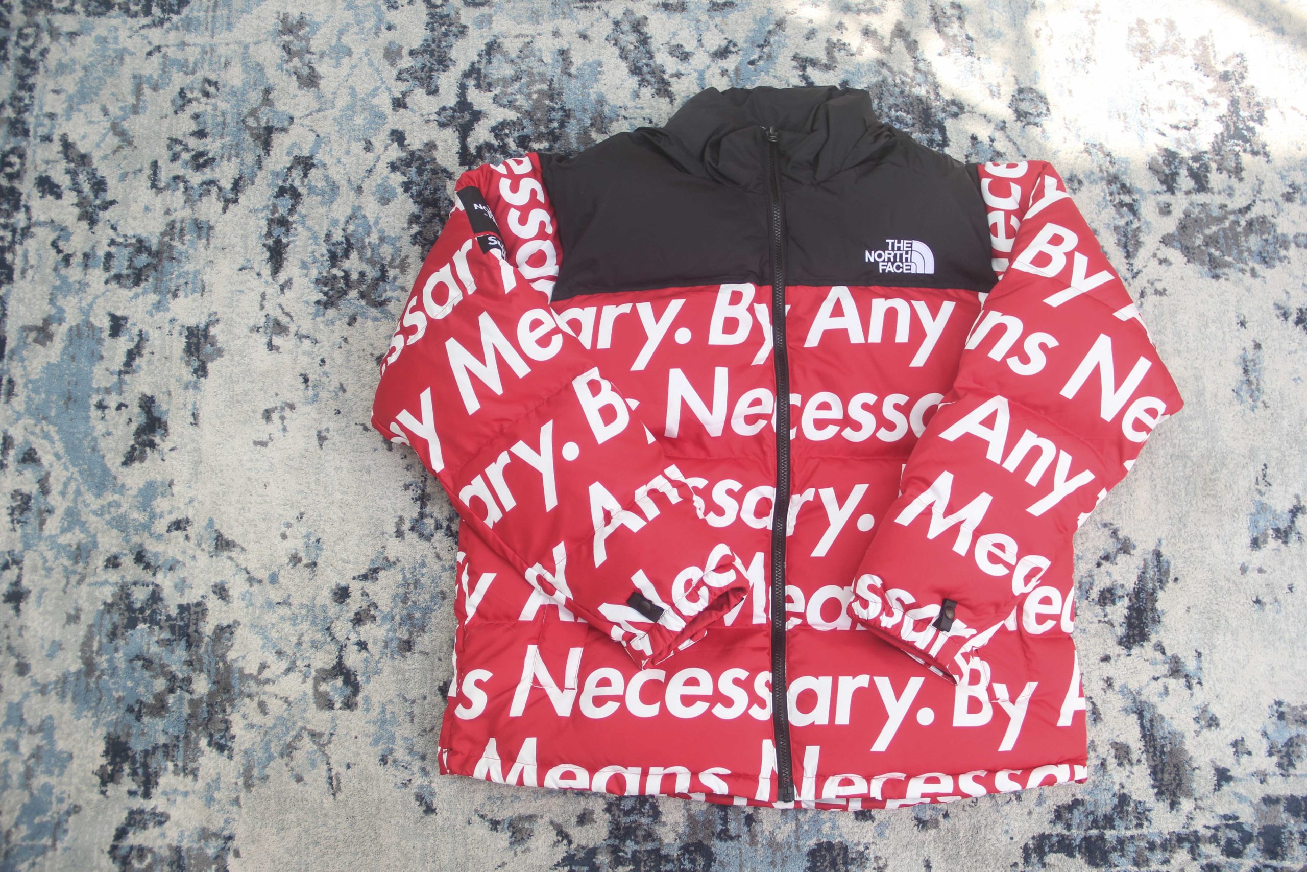 SUPREME x TNF BY ANY MEANS NECESSARY NUPTSE DOWN JACKET 15FW