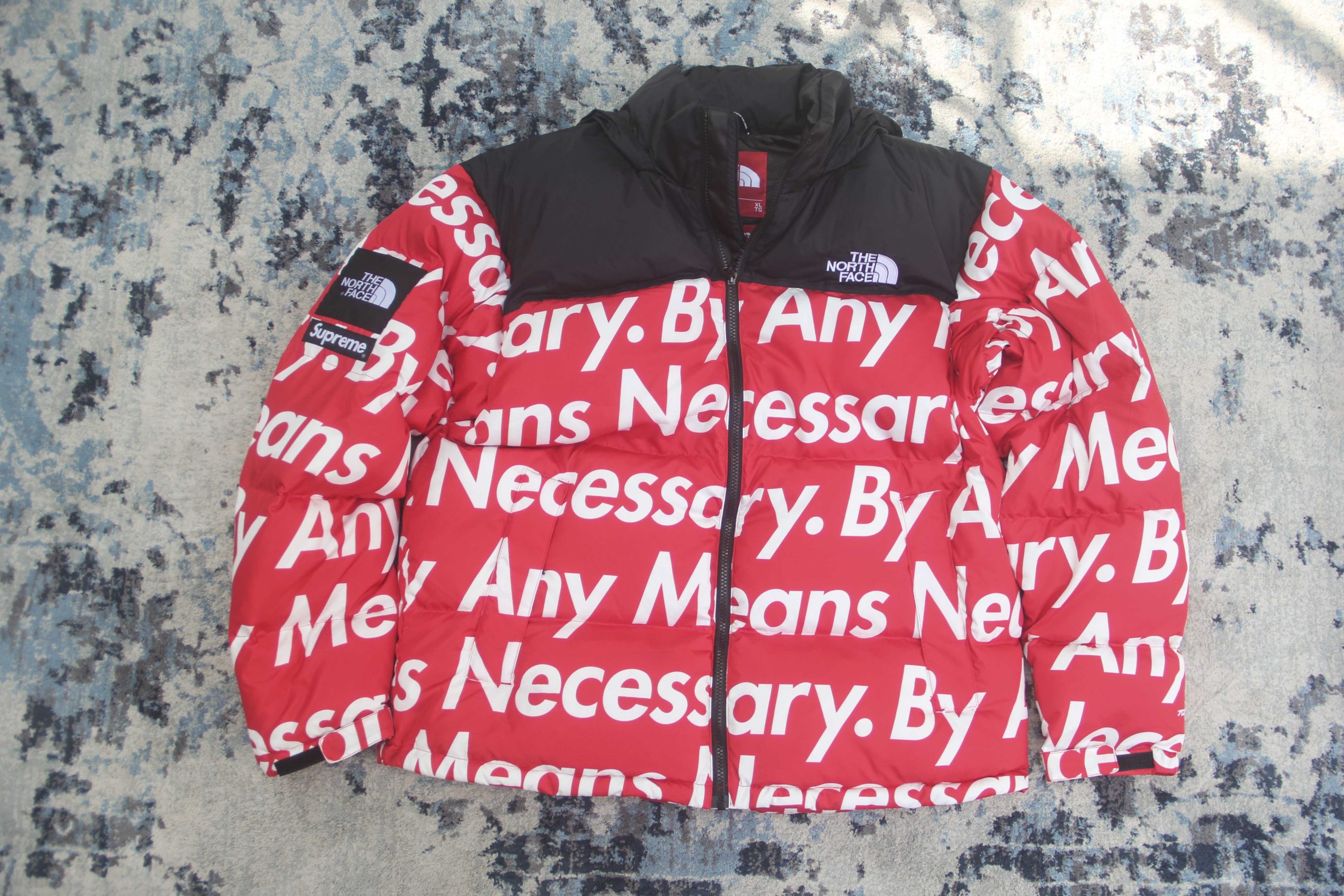 SUPREME x TNF BY ANY MEANS NECESSARY NUPTSE DOWN JACKET 15FW