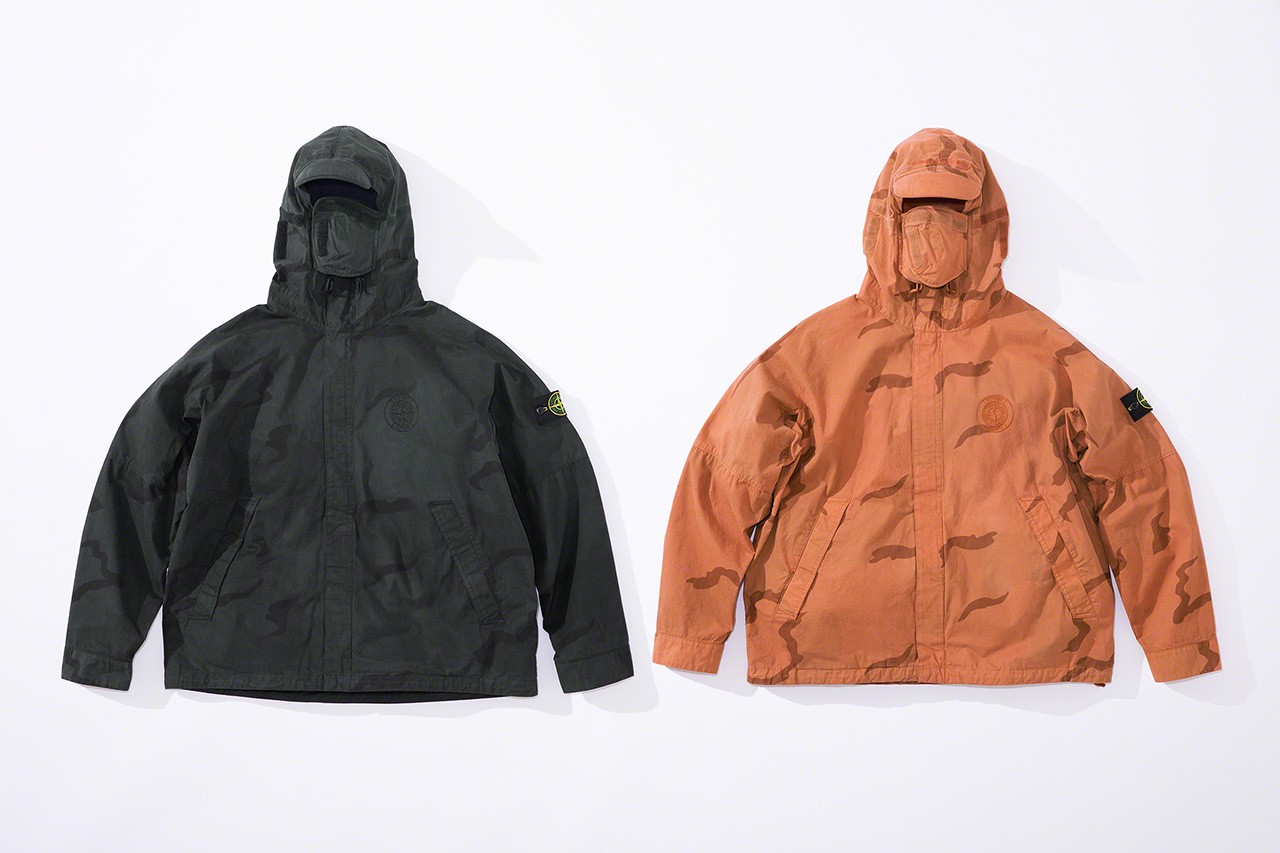 supreme x stone island windbreaker